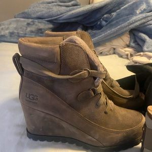 UGG waterproof boots/ heels
